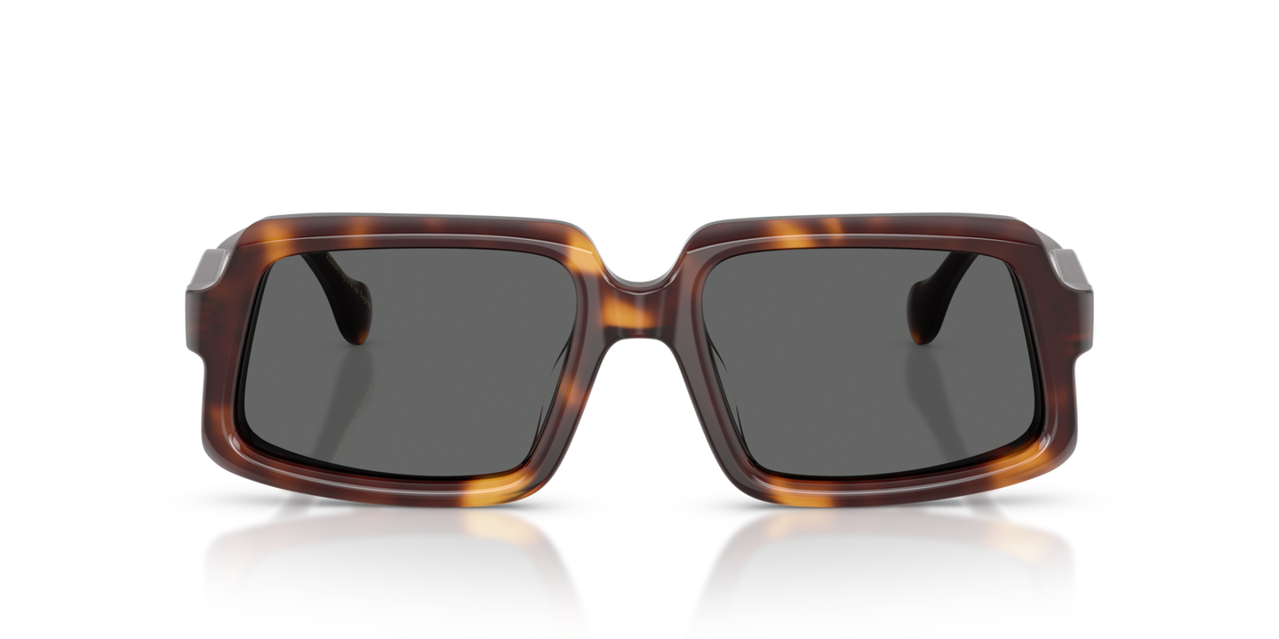 Oliver Peoples Edition 9 with Dark Mahogany frame and Grey lenses - Image Material 