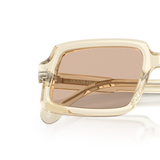 Sie Oliver Peoples Edition 9 mit Gelbbraun Gestell und Braun Gläsern - Variant
