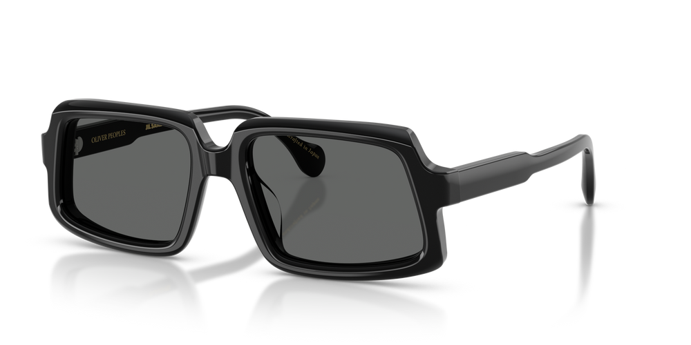 Sie Oliver Peoples Edition 9 mit Schwarz Gestell und Grau Gläsern - bild 3