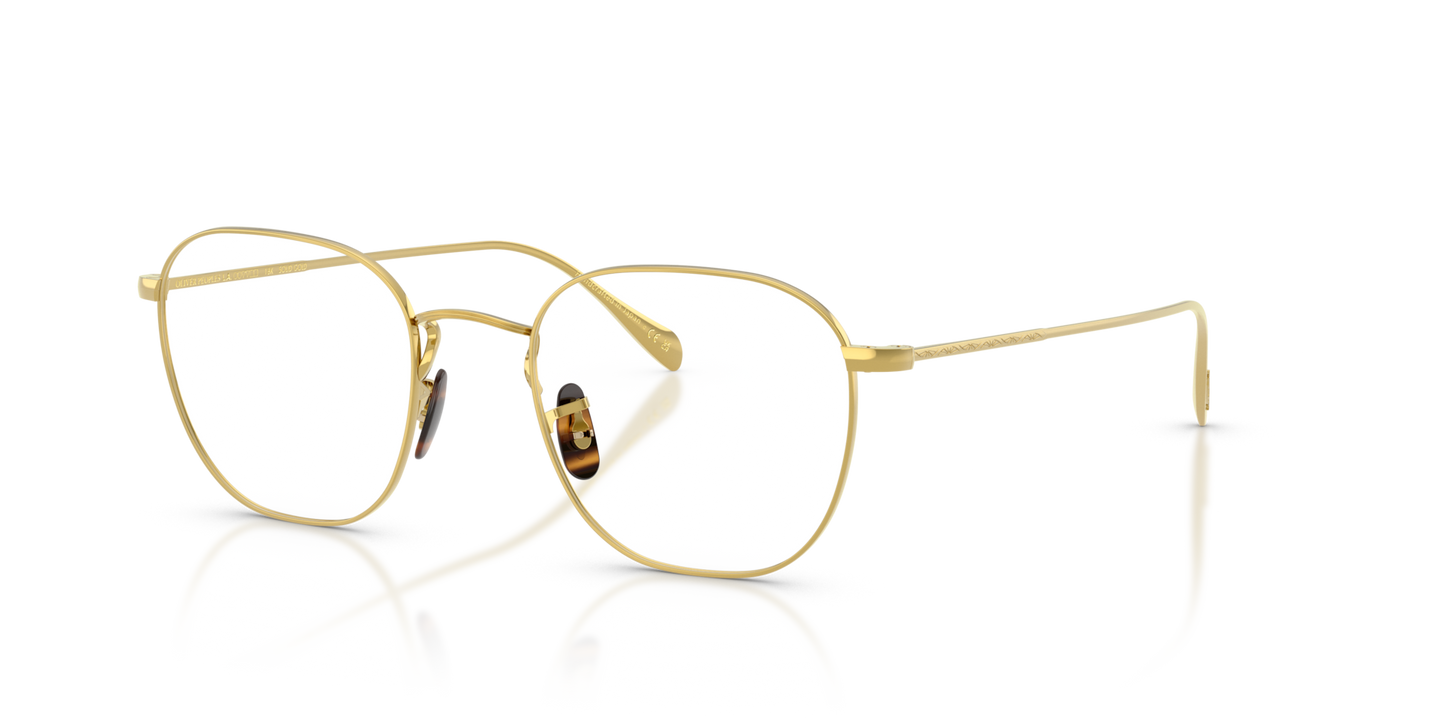 Oliver Peoples Clyne Solid Gold with Solid Gold frame - Image Nosepads