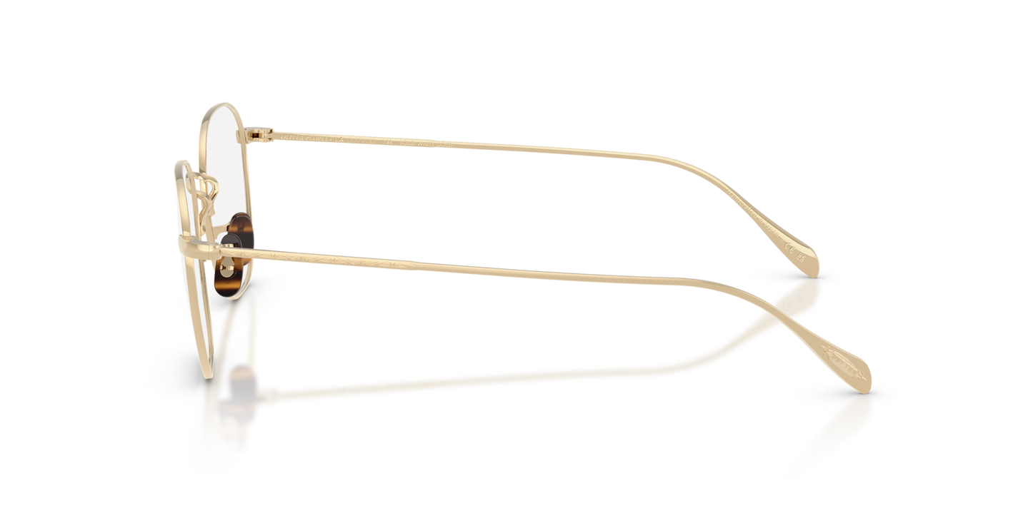 Oliver Peoples Clyne Solid Gold with Solid White Gold frame - Image Filigree