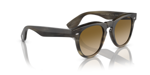 Oliver Peoples Nino Horn with Light Brown Horn frame and Brown lenses - Image 3