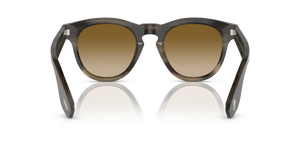 Oliver Peoples Nino Horn con montatura Corno Marrone Chiaro e lenti  Marrone - L'immagine 5