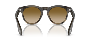 Sie Oliver Peoples Nino Horn mit Hellbraun Horn Gestell und Braun Gläsern - bild 5