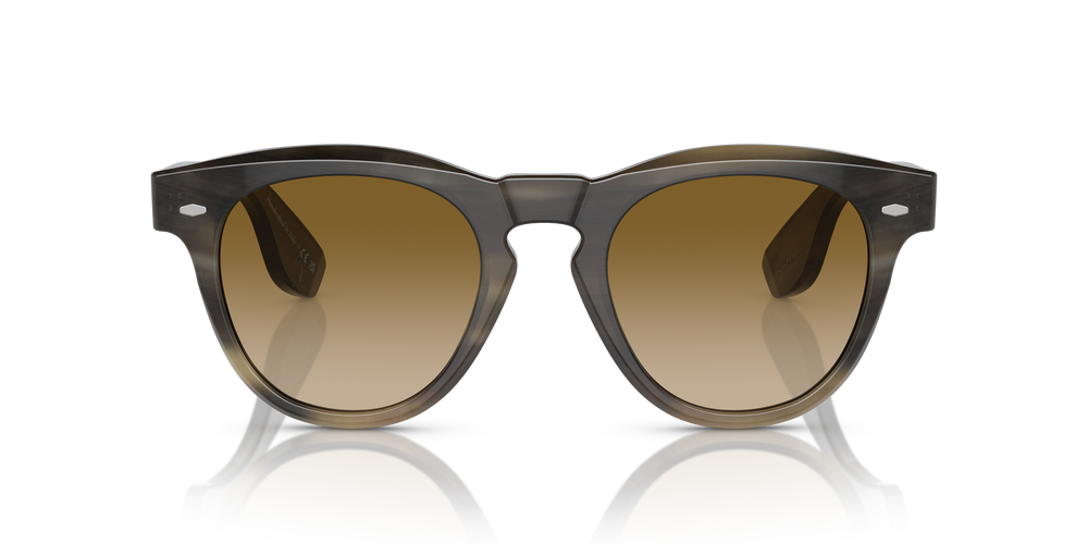 Oliver Peoples Nino Horn con montatura Corno Marrone Chiaro e lenti  Marrone - L'immagine 2