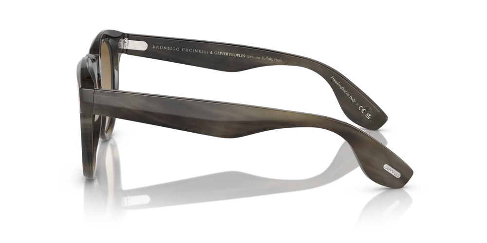 Sie Oliver Peoples Nino Horn mit Hellbraun Horn Gestell und Braun Gläsern - bild 4