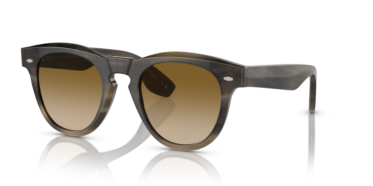 Oliver Peoples Nino Horn with Light Brown Horn frame and Light