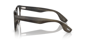 Oliver Peoples Nino Horn with Light Brown Horn frame and Blue lenses - Image 4