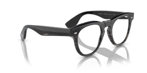Oliver Peoples Nino Horn con montatura Corno Nero e lenti  Blu - immagine 3