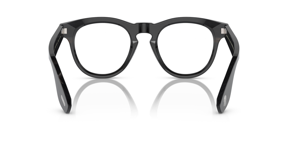 Oliver Peoples Nino Horn con montatura Corno Nero e lenti  Blu - immagine 5