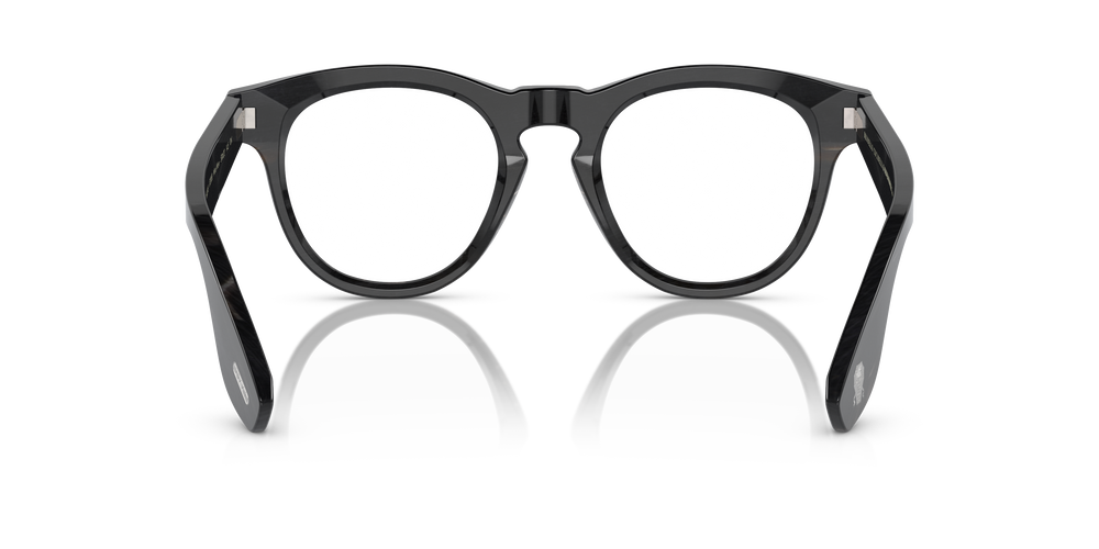 Oliver Peoples Nino Horn with Black Horn frame and Blue lenses - Image 5