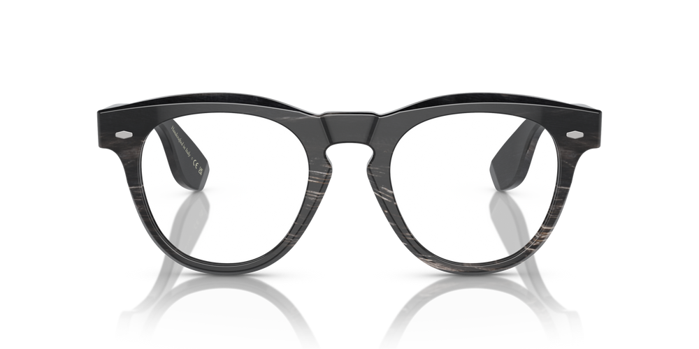 Oliver Peoples Nino Horn con montatura Corno Nero e lenti  Blu - immagine 2