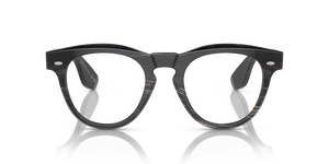 Oliver Peoples Nino Horn con montatura Corno Nero e lenti  Blu - immagine 2