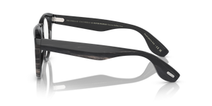 Oliver Peoples Nino Horn con montatura Corno Nero e lenti  Blu - immagine 4