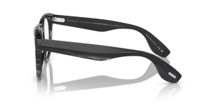 Oliver Peoples Nino Horn with Black Horn frame and Blue lenses - Image 4