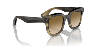 Oliver Peoples Filu' Horn avec une monture Corne Marron clair et des verres Brun - image 3