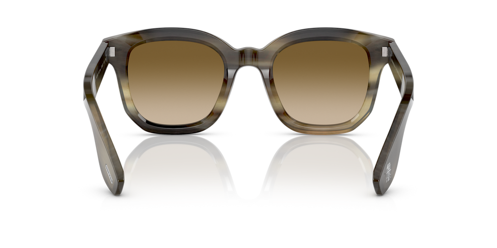Oliver Peoples Filu' Horn avec une monture Corne Marron clair et des verres Brun - image 5