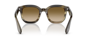 Oliver Peoples Filu' Horn avec une monture Corne Marron clair et des verres Brun - image 5