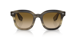 Oliver Peoples Filu' Horn avec une monture Corne Marron clair et des verres Brun - image 2