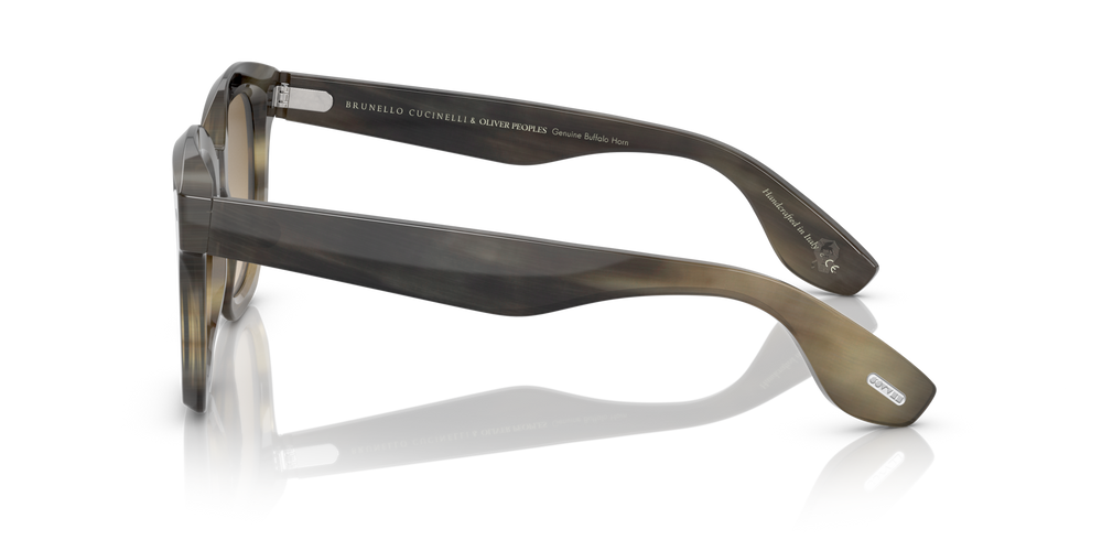 Oliver Peoples Filu' Horn avec une monture Corne Marron clair et des verres Brun - image 4