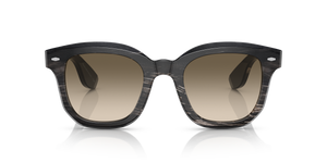 Oliver Peoples Filu' Horn con montura Cuerno Negro y lentes Verde - El 2