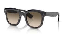 Oliver Peoples Filu' Horn con montura Cuerno Negro y lentes Verde - El 1