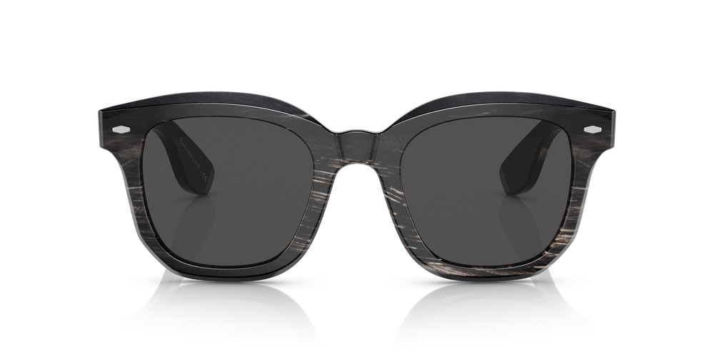 Oliver Peoples Filu' Horn with Black Horn frame and Grey lenses - Image 2