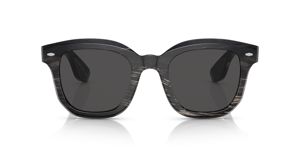 Oliver Peoples Filu' Horn con montura Cuerno Negro y lentes Gris - imagen 2