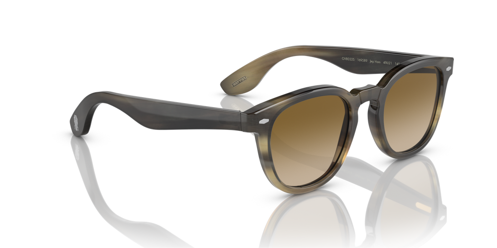 Oliver Peoples Jep Horn avec une monture Corne Marron clair et des verres Brun - image 3
