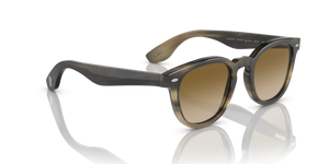 Oliver Peoples Jep Horn avec une monture Corne Marron clair et des verres Brun - image 3