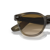 Oliver Peoples Jep Horn con montura Cuerno Marrón Claro y lentes Marrón - Variant