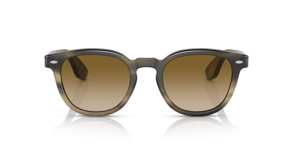 Oliver Peoples Jep Horn avec une monture Corne Marron clair et des verres Brun - image 2
