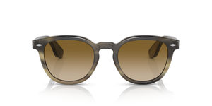 Oliver Peoples Jep Horn avec une monture Corne Marron clair et des verres Brun - image 2