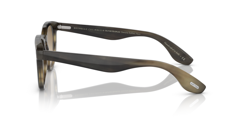 Oliver Peoples Jep Horn avec une monture Corne Marron clair et des verres Brun - image 4