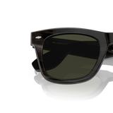 Oliver Peoples Mr. Brunello Horn with Dark Brown Horn frame and Green lenses - Variant