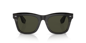 Oliver Peoples Mr. Brunello Horn with Dark Brown Horn frame and Green lenses - image 2