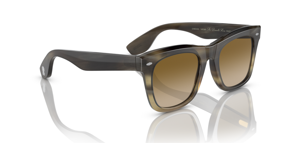 Oliver Peoples Mr. Brunello Horn with Light Brown Horn frame and Brown lenses - image 3