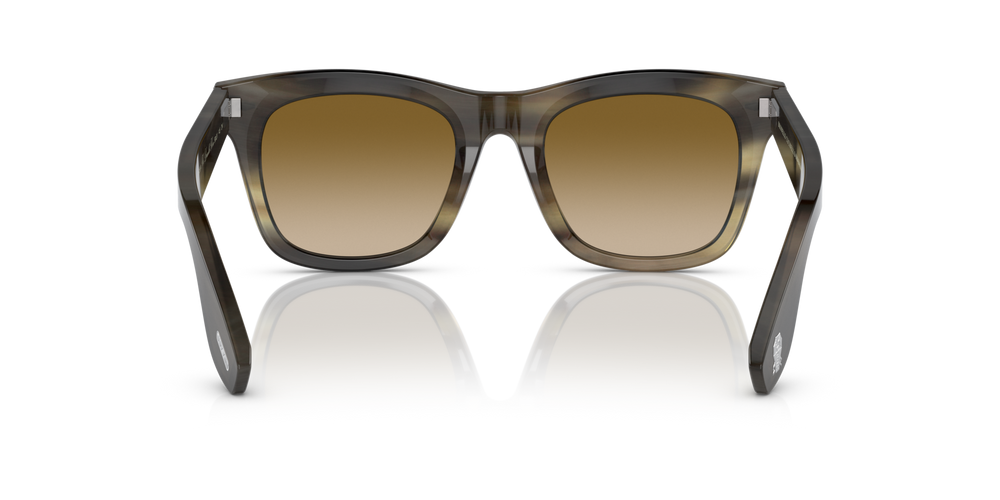 Oliver Peoples Mr. Brunello Horn with Light Brown Horn frame and Brown lenses - image 5