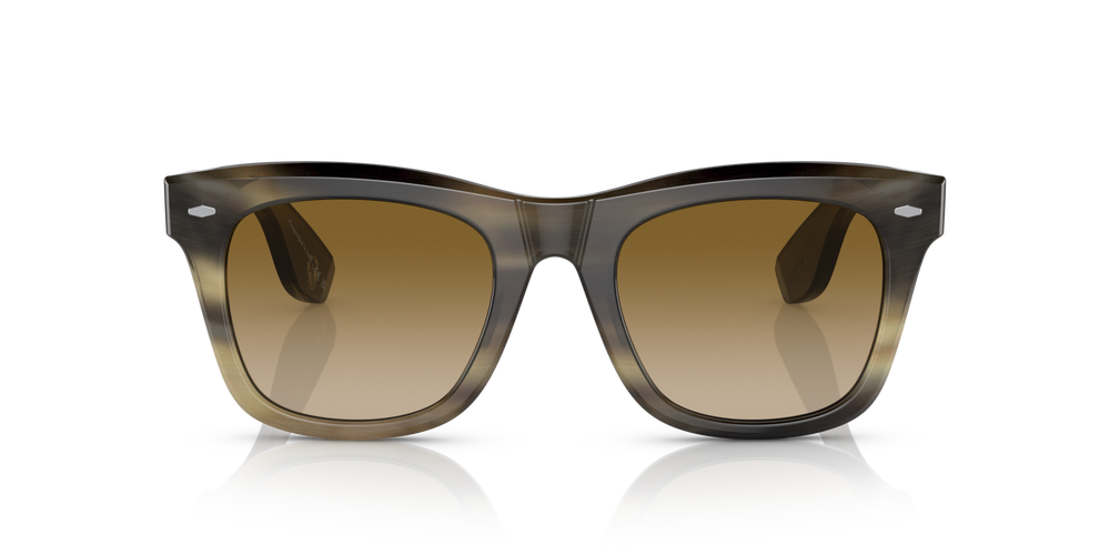 Oliver Peoples Mr. Brunello Horn with Light Brown Horn frame and Brown lenses - image 2