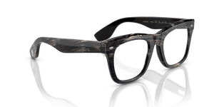 Oliver Peoples Mr. Brunello Horn with Black Horn frame and Clear lenses - image 3