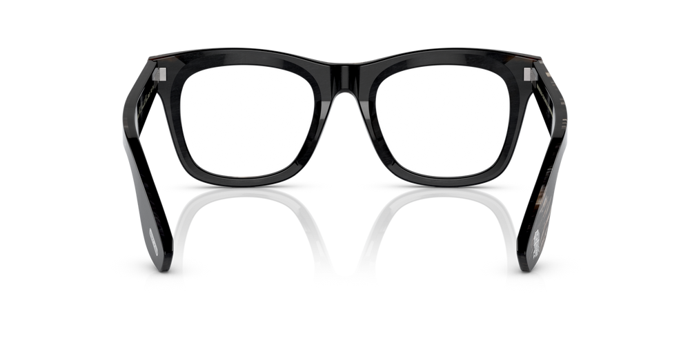 Oliver Peoples Mr. Brunello Horn with Black Horn frame and Clear lenses - image 5