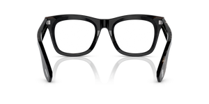 Oliver Peoples Mr. Brunello Horn with Black Horn frame and Clear lenses - Image 5