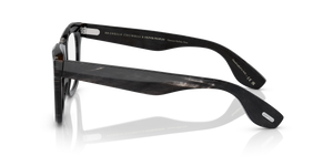 Oliver Peoples Mr. Brunello Horn con montatura Corno Nero e lenti  Trasparente - L'immagine 4