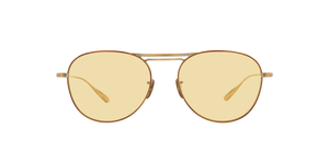 Oliver Peoples Cade-J con montatura Oro Antico e lenti  Giallo - immagine 2
