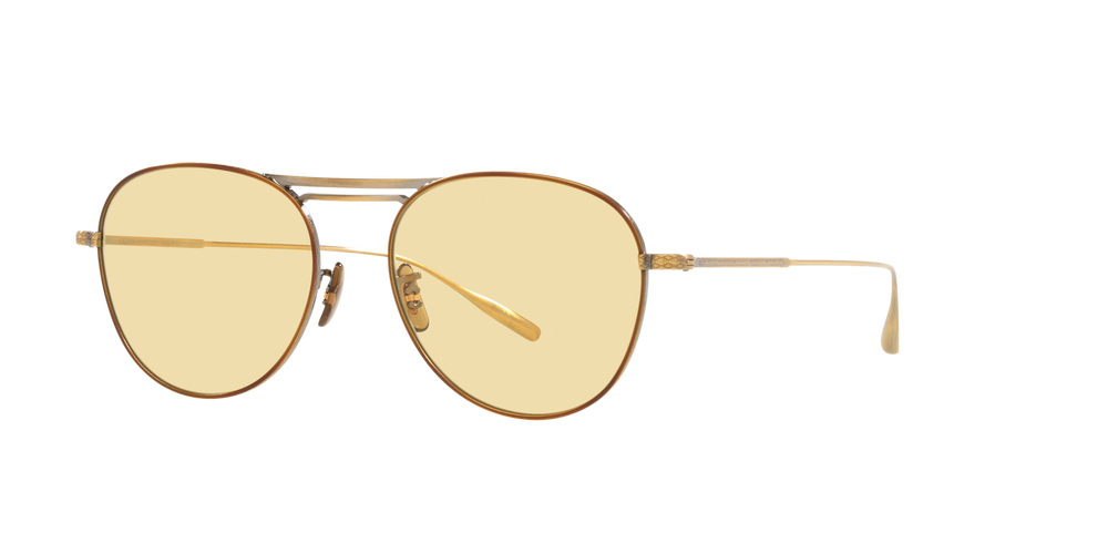 Oliver Peoples Cade-J with Antique Gold frame and Yellow lenses - image 3