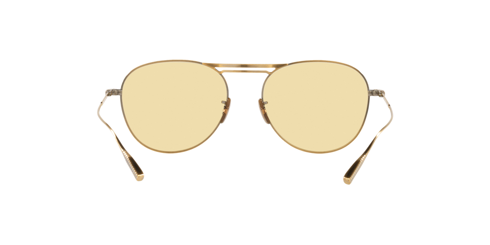 Oliver Peoples Cade-J with Antique Gold frame and Yellow Wash