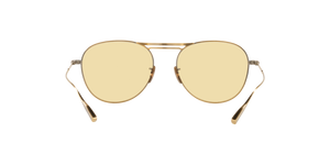 Oliver Peoples Cade-J con montatura Oro Antico e lenti  Giallo - immagine 4