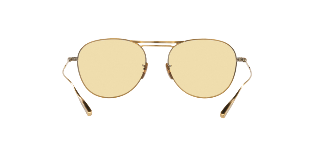 Sie Oliver Peoples Cade-J mit Antikgold Gestell und Gelb Gläsern - Bild 4