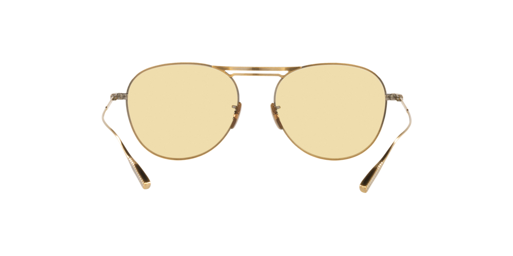 Oliver Peoples Cade-J avec une monture Or patiné et des verres Jaune - image 4