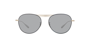 Sie Oliver Peoples Cade-J mit Chrom gebürstet/Marineblau Gestell und Grau Gläsern - Bild 2